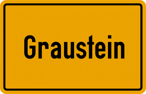 Ortsschild Graustein