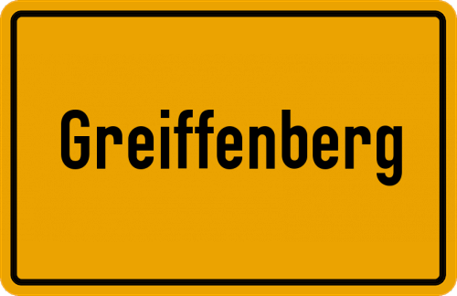 Ortsschild Greiffenberg