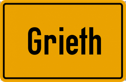 Ortsschild Grieth