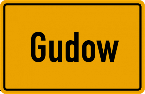 Ortsschild Gudow, Kreis Herzogtum Lauenburg