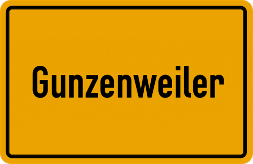 Ortsschild Gunzenweiler
