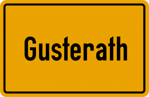 Ortsschild Gusterath