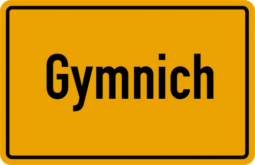 Ortsschild Gymnich