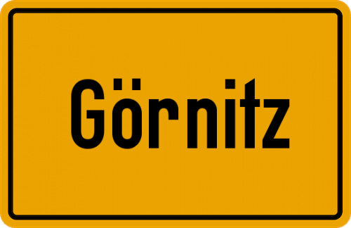 Ortsschild Görnitz