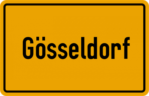Ortsschild Gösseldorf