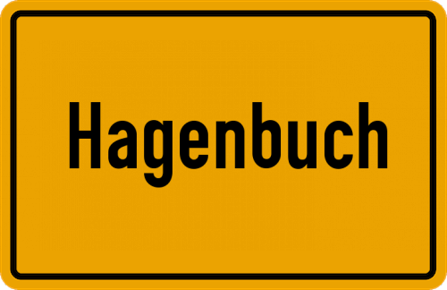 Ortsschild Hagenbuch