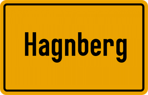 Ortsschild Hagnberg