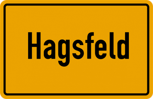 Ortsschild Hagsfeld