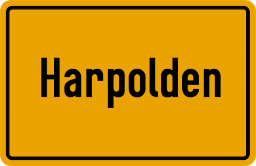 Ortsschild Harpolden