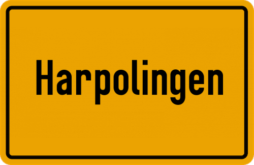 Ortsschild Harpolingen
