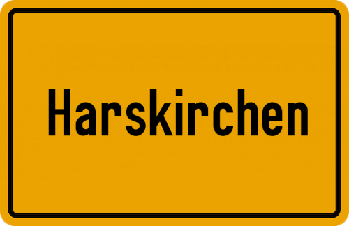 Ortsschild Harskirchen