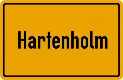 Ortsschild Hartenholm