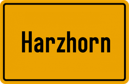 Ortsschild Harzhorn