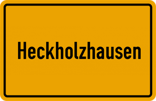 Ortsschild Heckholzhausen