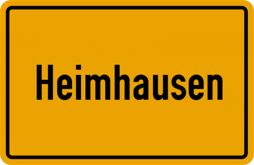 Ortsschild Heimhausen