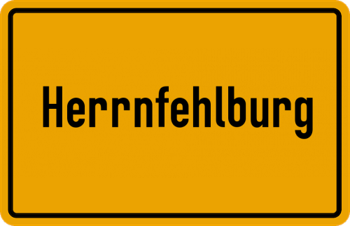 Ortsschild Herrnfehlburg