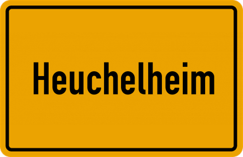 Ortsschild Heuchelheim