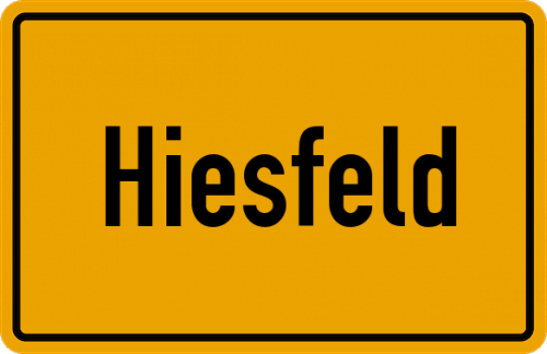 Ortsschild Hiesfeld