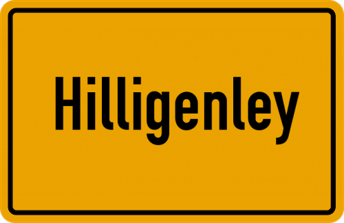 Ortsschild Hilligenley