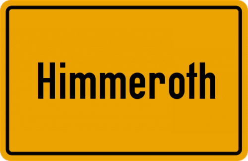 Ortsschild Himmeroth