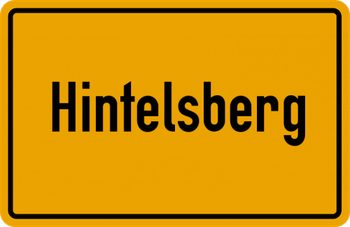Ortsschild Hintelsberg, Vils