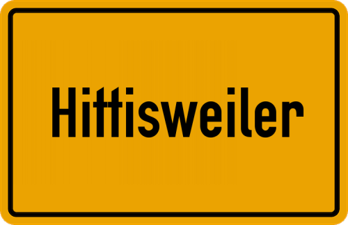 Ortsschild Hittisweiler