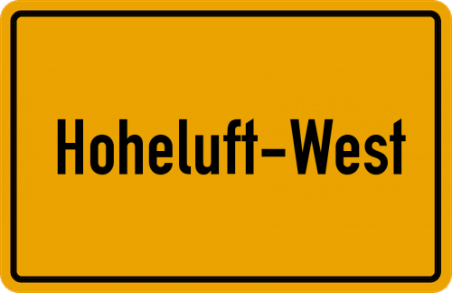 Ortsschild Hoheluft-West