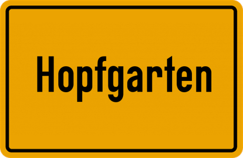 Ortsschild Hopfgarten