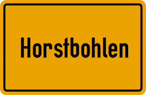 Ortsschild Horstbohlen