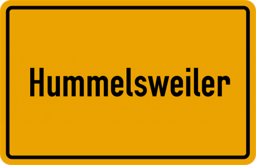 Ortsschild Hummelsweiler