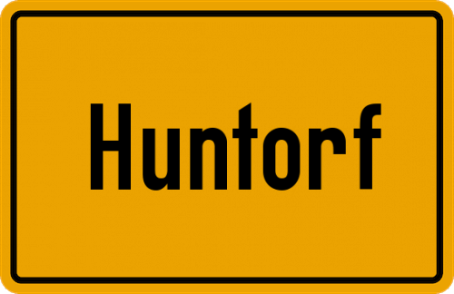 Ortsschild Huntorf
