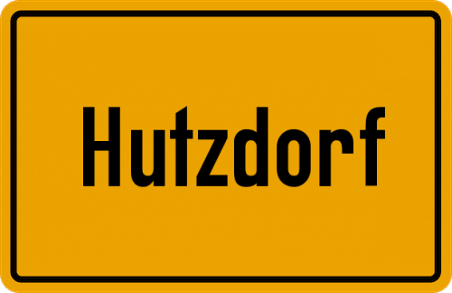 Ortsschild Hutzdorf