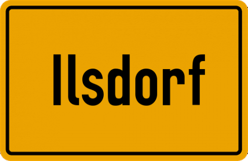 Ortsschild Ilsdorf