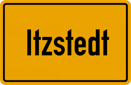 Ortsschild Itzstedt