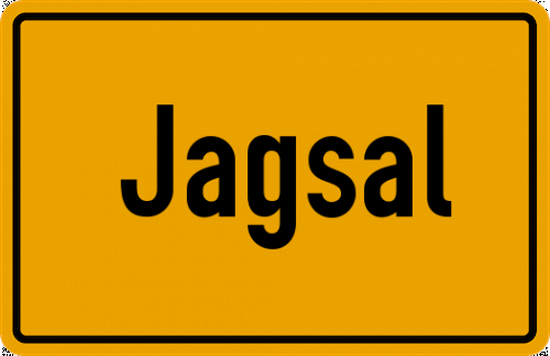 Ortsschild Jagsal