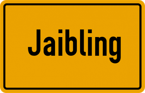 Ortsschild Jaibling