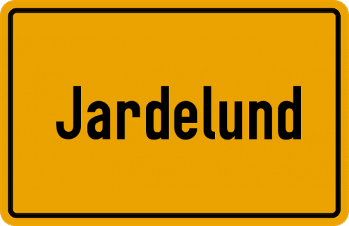 Ortsschild Jardelund