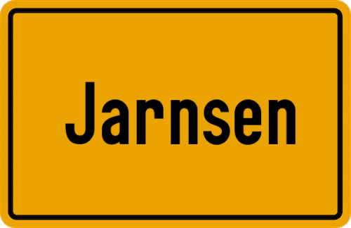 Ortsschild Jarnsen