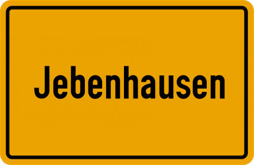 Ortsschild Jebenhausen