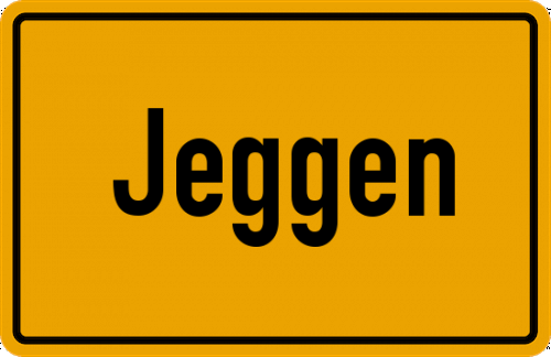 Ortsschild Jeggen