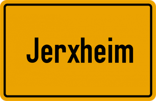 Ortsschild Jerxheim