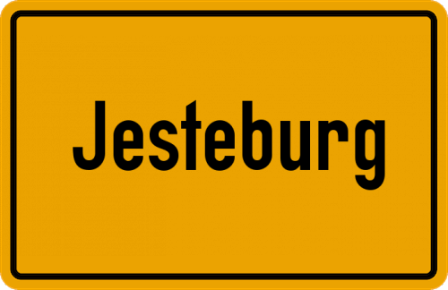 Ortsschild Jesteburg