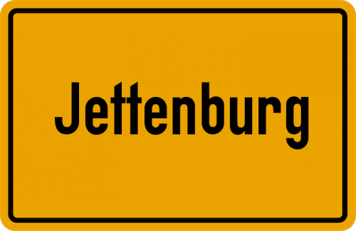 Ortsschild Jettenburg