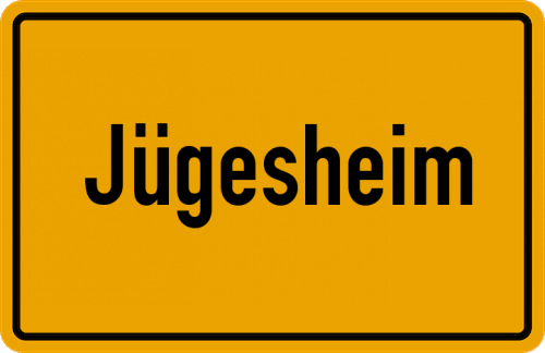 Ortsschild Jügesheim