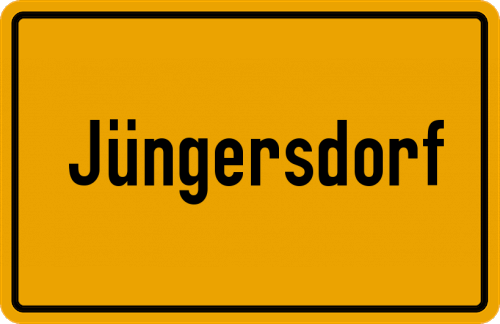 Ortsschild Jüngersdorf
