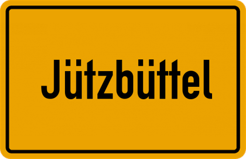 Ortsschild Jützbüttel