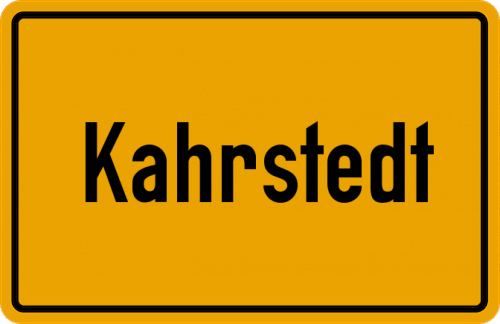 Ortsschild Kahrstedt
