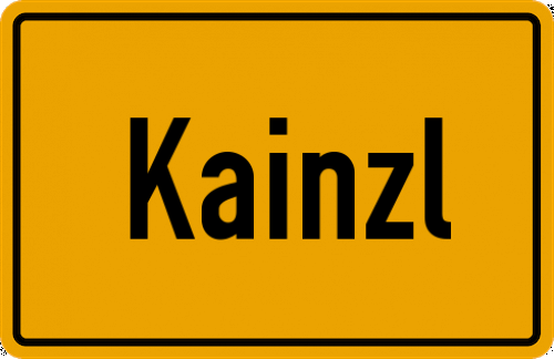 Ortsschild Kainzl