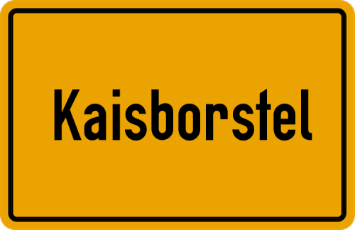 Ortsschild Kaisborstel