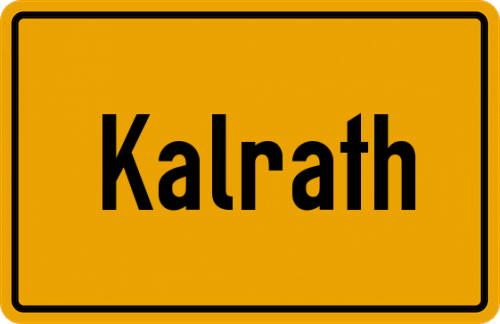 Ortsschild Kalrath